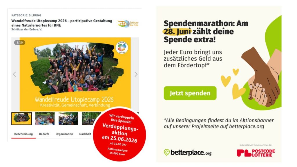 Spendenaktionen 25.06. und 28.06.2026